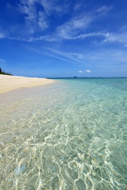 Okinawa güzel bir plaj
