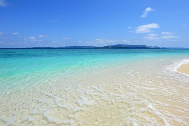 Okinawa güzel bir plaj