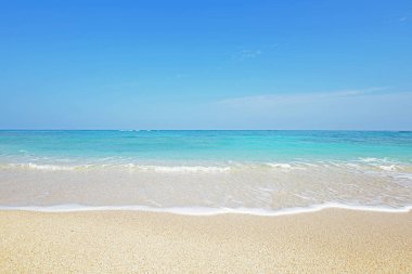 Okinawa güzel bir plaj