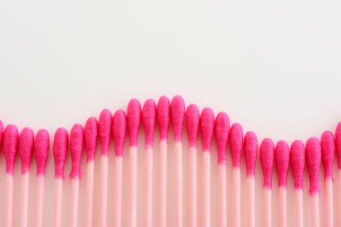 Pamuk temizleme bezi yakın çekim