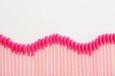 Pamuk temizleme bezi yakın çekim