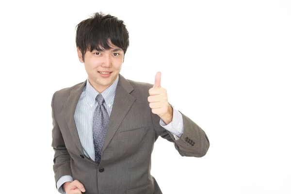 Businessman enjoying success — Stock Photo, Image