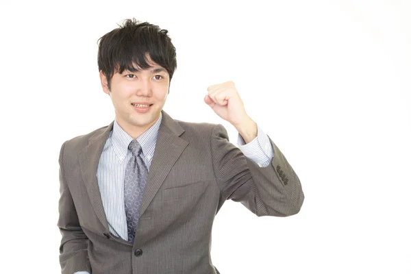 Businessman enjoying success — Stock Photo, Image