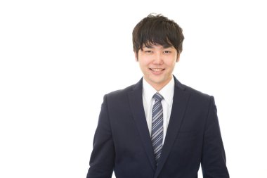 Asya işadamı gülümseyen