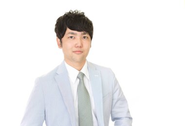 Asya işadamı gülümseyen