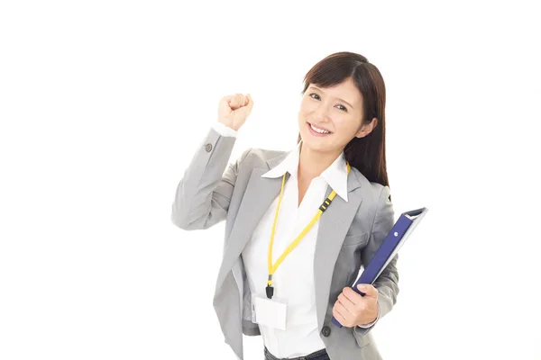 Mulher de negócios sorridente — Fotografia de Stock