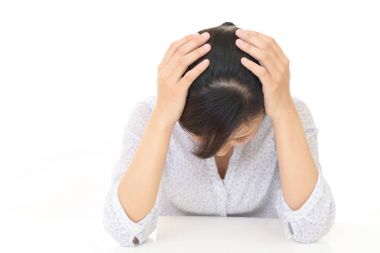 Depresyondaki kadın