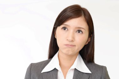 Çok kızgın bir iş kadını