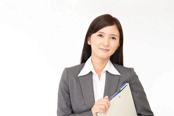 Mujer de negocios sonriente — Foto de Stock