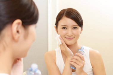 Rahat, güzel genç bayan..