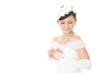 Gelinlik içinde güzel gelin