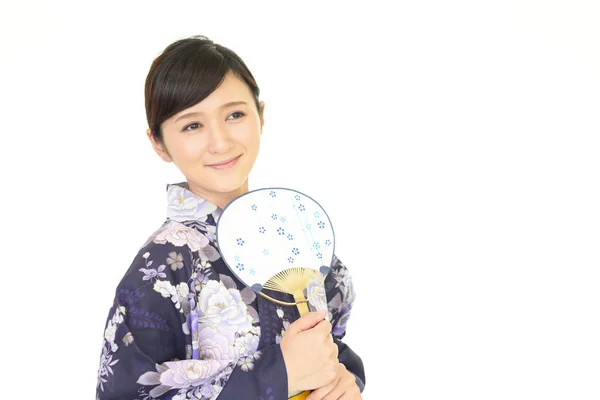 Beautiful Japanese woman smiling — Stock Photo, Image