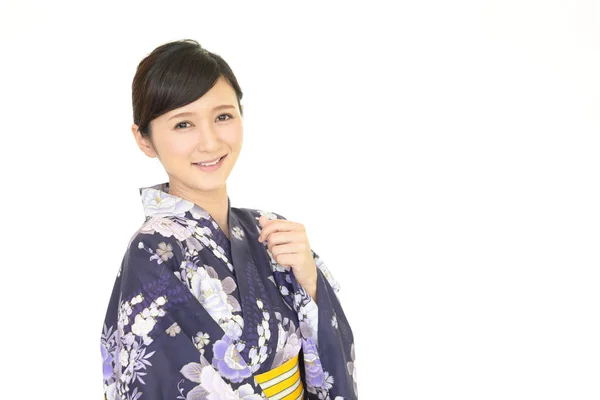 Piękny japoński kobieta uśmiechając się — Zdjęcie stockowe