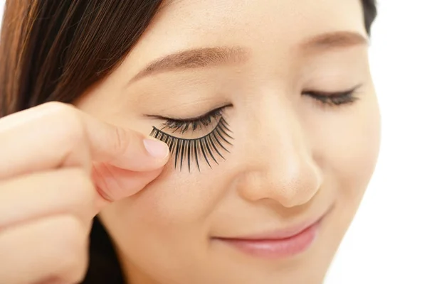 Mujer con maquillaje — Foto de Stock