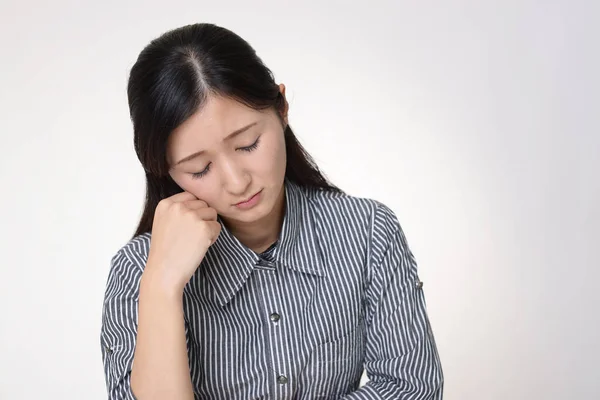 Woman in depression — Stock Photo, Image