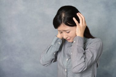 Depresyondaki kadın