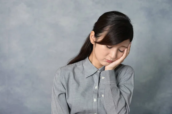 Woman in depression — Stock Photo, Image