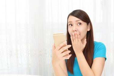 sürpriz Asyalı kadın