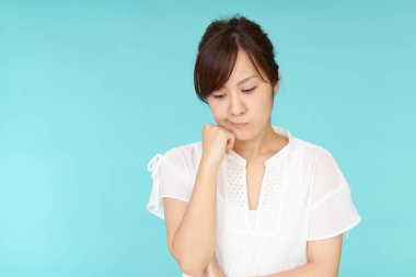 hayal kırıklığına Asyalı kadın