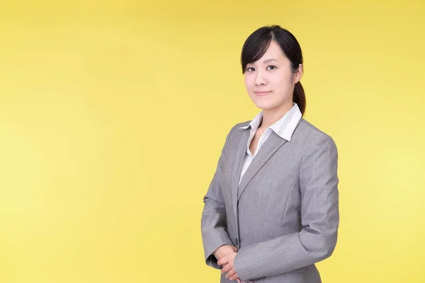 Mujer de negocios sonriente — Foto de Stock