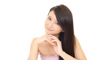 Rahat, güzel genç bayan.