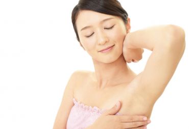 Cilt yapan kadın bakım.