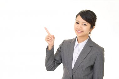 Asya iş kadın işaret