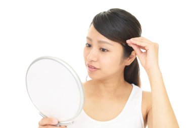 çekici bir Asyalı kadın