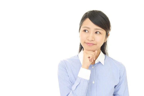 Smiling young woman — Stock Photo, Image