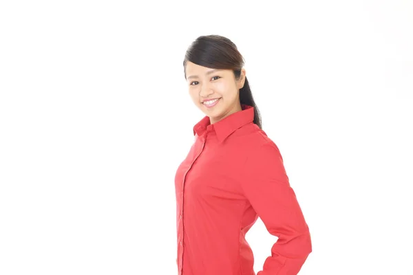 Smiling young woman — Stock Photo, Image