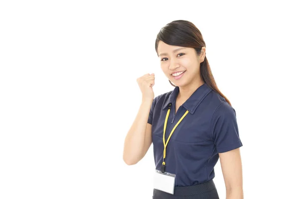 Woman enjoying success — Stock Photo, Image