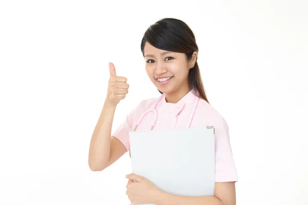 Smiling female nurse — Stock Photo, Image