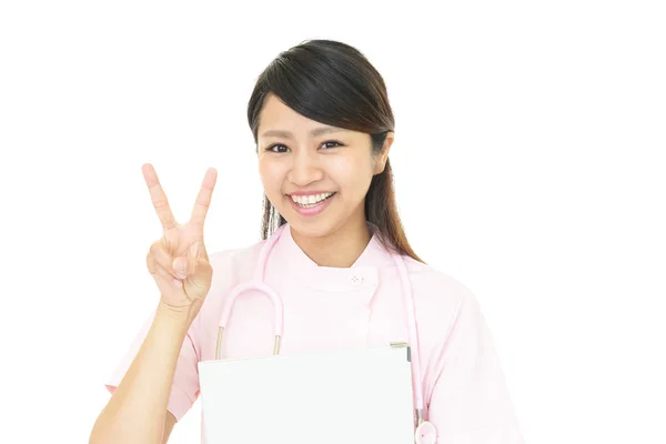 Enfermera sonriente — Foto de Stock