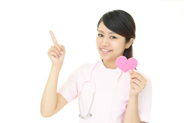 Smiling female nurse — Stock Photo, Image