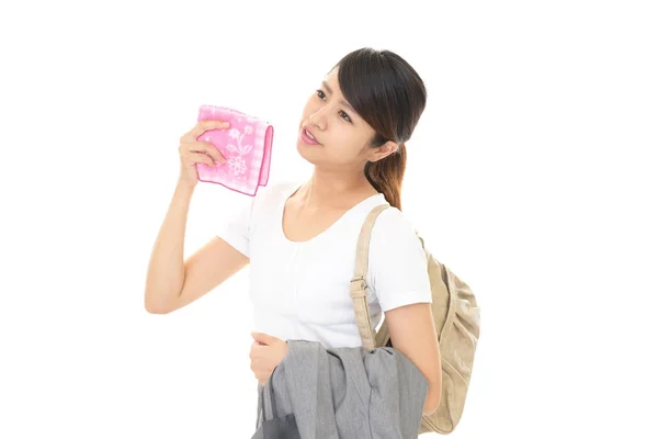 Business woman who is tired — Stock Photo, Image