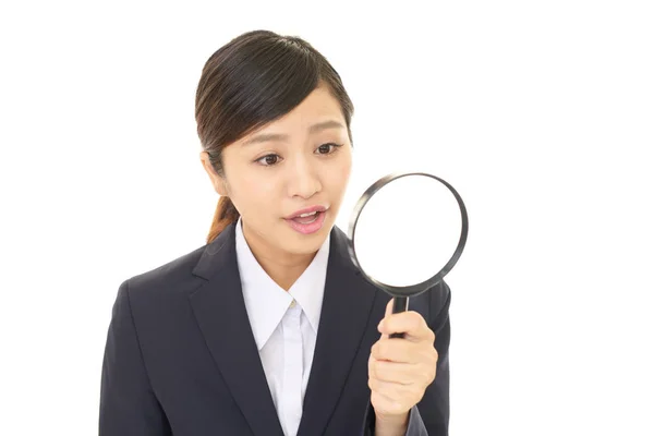 Retrato de una joven empresaria — Foto de Stock