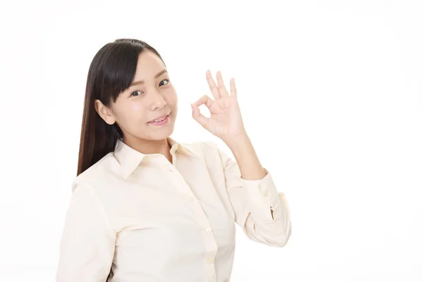 Woman Hand Sign — Stock Photo, Image