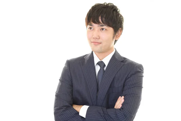 Egy Ázsiai Üzletember Portréja — Stock Fotó