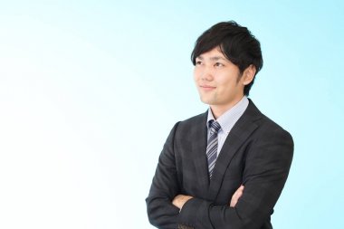 Asyalı bir işadamının portresi