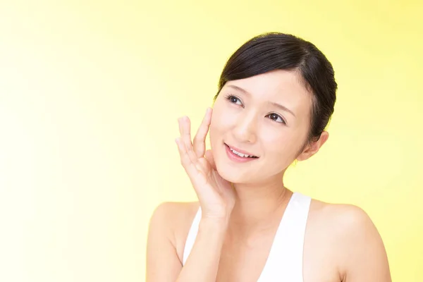 Portrait Beautiful Young Asian Woman — Stock Photo, Image