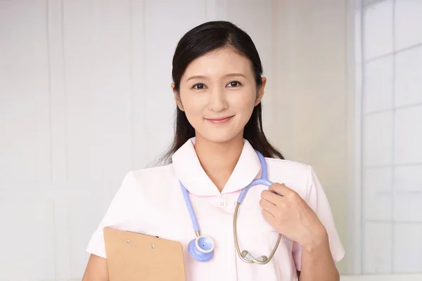 Retrato Una Enfermera — Foto de Stock