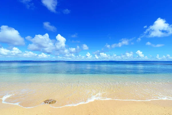 Foto Van Een Prachtig Strand Okinawa — Stockfoto