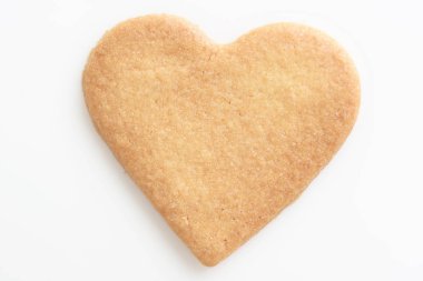 Beyaz arka plan üzerinde izole lezzetli bisküvi