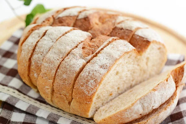 Pão Saboroso Mesa Jantar — Fotografia de Stock