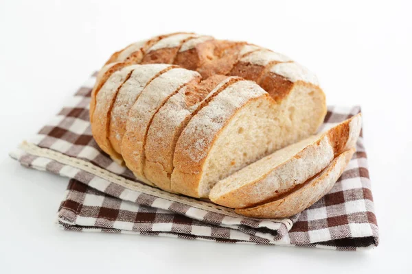Смачний Хліб Обідньому Столі — стокове фото