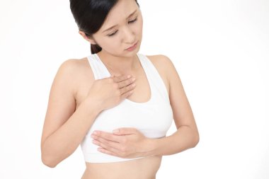 Göğüs kanseri kontrolü, sağlıklı yaşam tarzı konsepti.