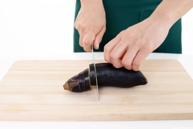 Pişirme hoşlanan kadın