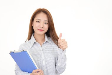 mutlu bir şekilde teşkil işçisi kadın ofis