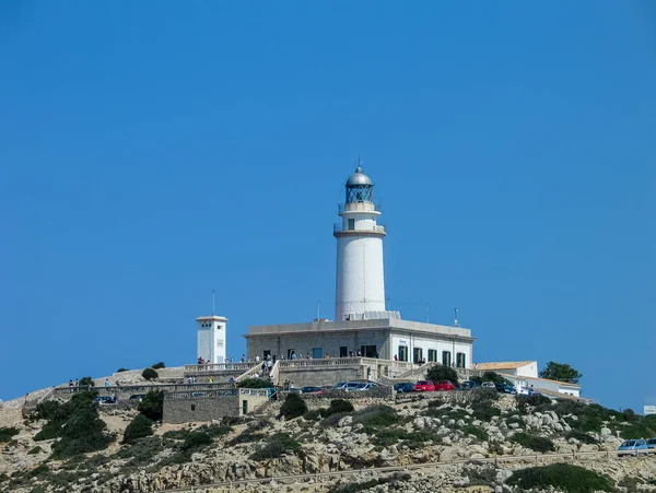 Lighthouse on the top point of Cape Formentor, Majorca, Spain — Stock Photo, Image