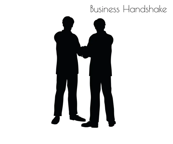 Man in  Business Handshake pose — Διανυσματικό Αρχείο